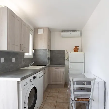 Cote Oliviers 4p - Appt 4p Climatise Avec Piscine 아파트 *